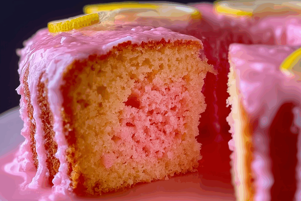 Pink Lemonade Pound Cake