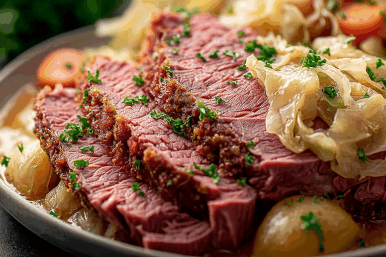 Crockpot Corned Beef and Cabbage