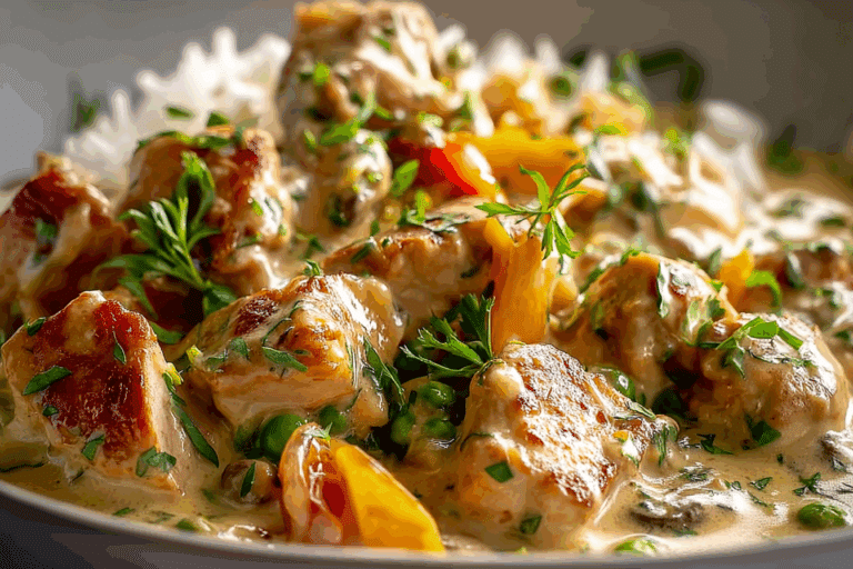Creamy Chicken à la King