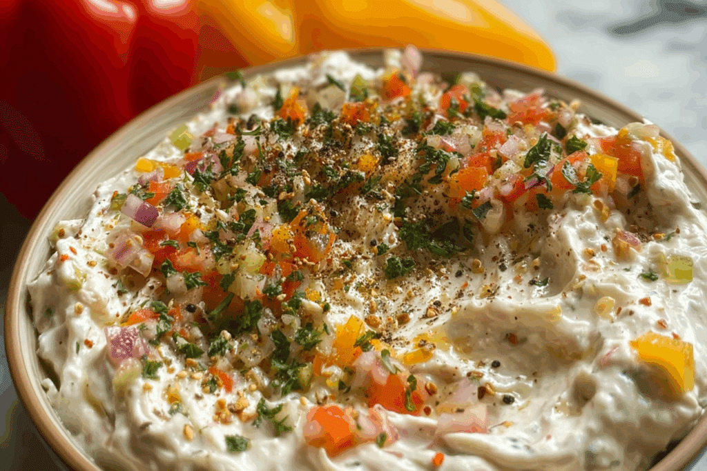 Creamy Giardiniera Dip