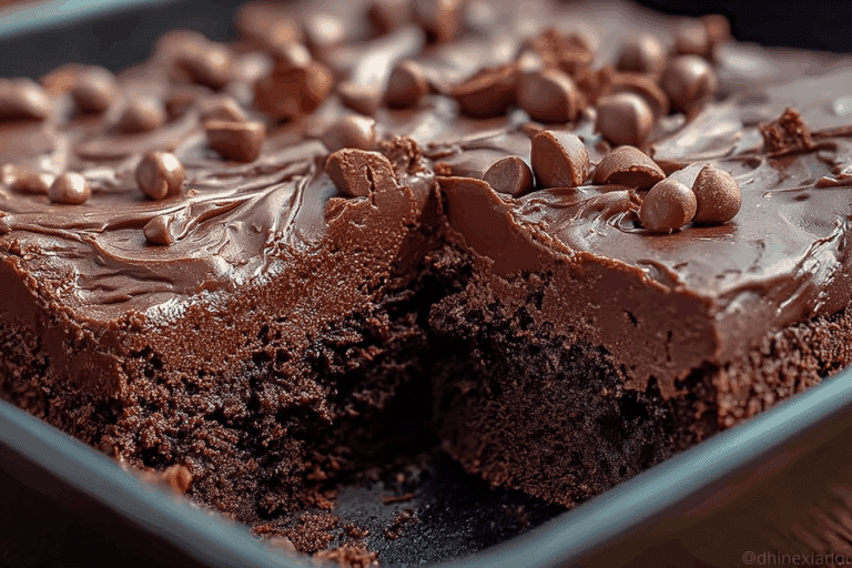Cold Chocolate Fudge Cake