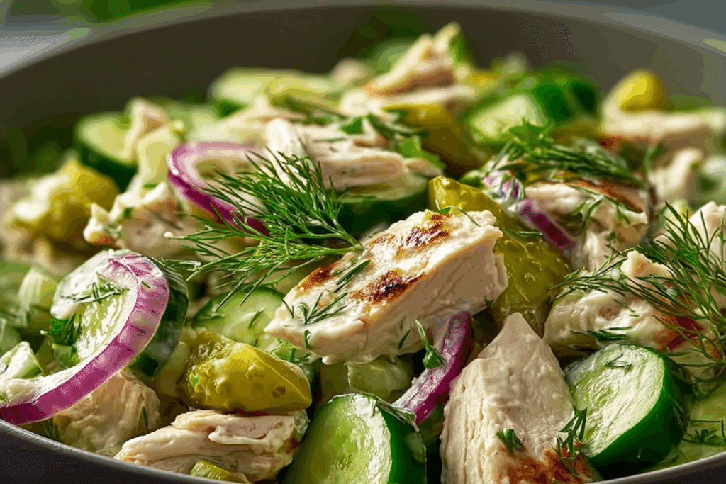 Dill Pickle Chicken Salad: A Tangy Twist on a Classic Favorite