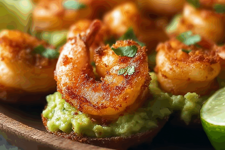 Guacamole Shrimp Bites