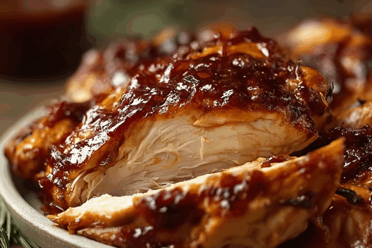 Zesty Slow Cooker Chicken Barbecue