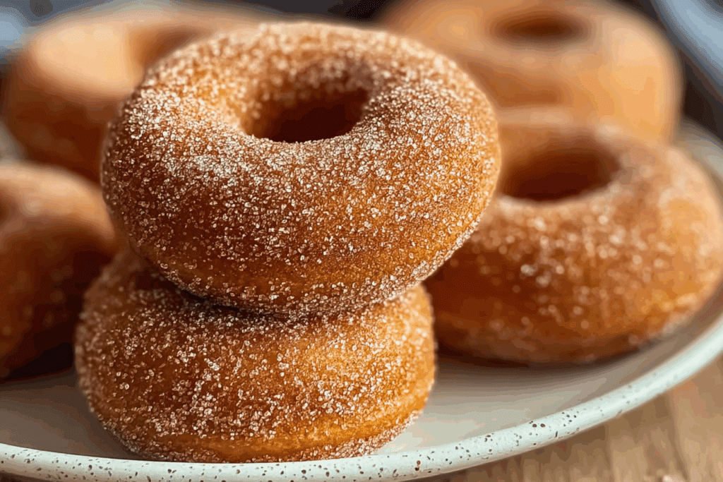 Gluten Free Apple Cider Donuts (Baked)