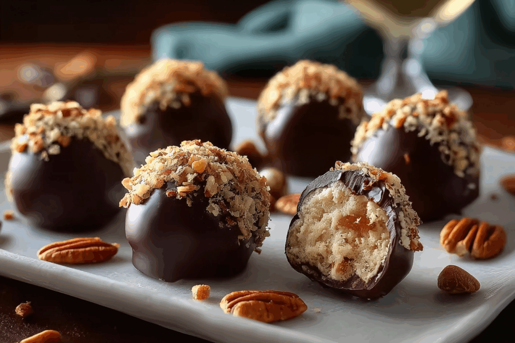 Maple Pecan Truffles