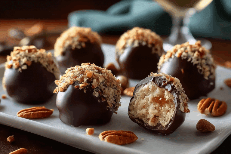 Maple Pecan Truffles