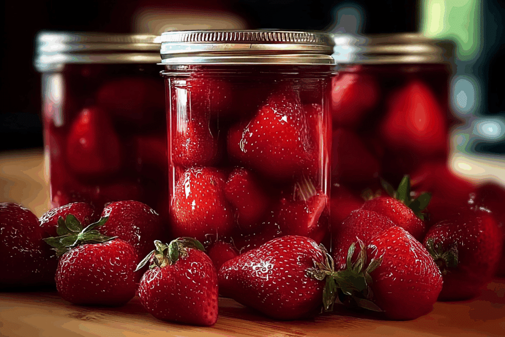 Canning Strawberries