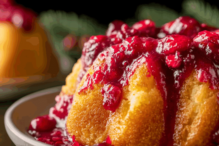 Cranberry Orange Bundt Cake