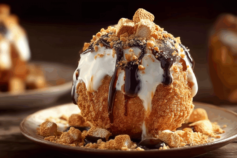 Fried S’mores Bombs