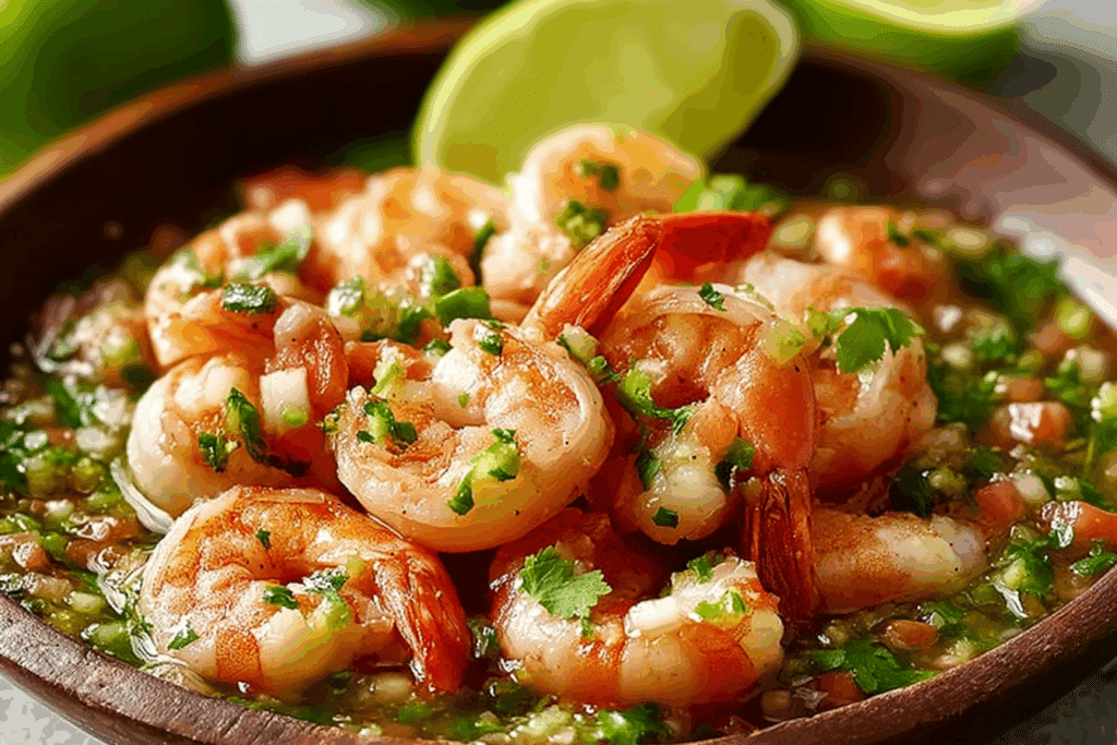 Shrimps in Culichi Salsa