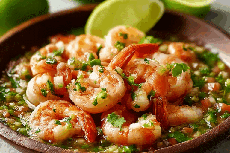 Shrimps in Culichi Salsa