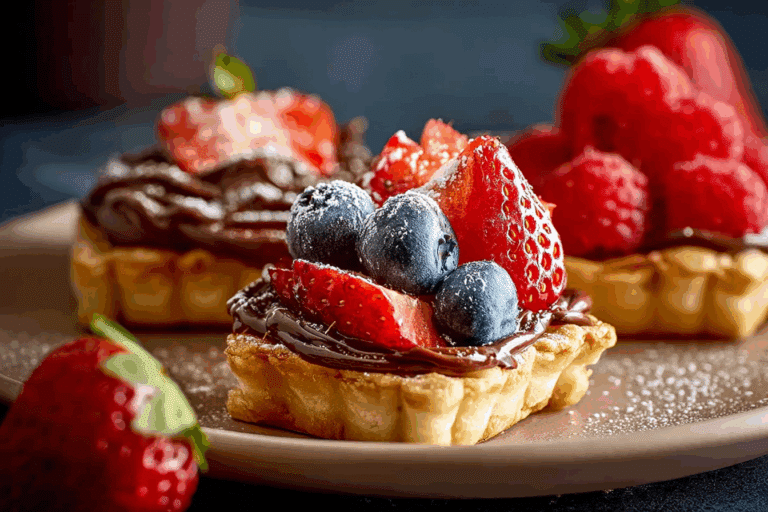 Nutella Fruit Tarts