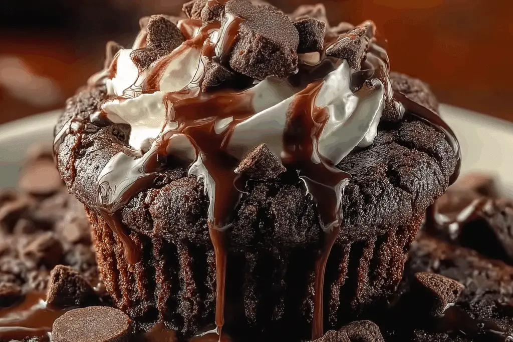Heavenly Brownie Cupcakes