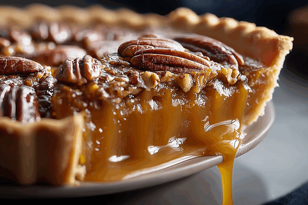 Pumpkin Pecan Caramel Pie