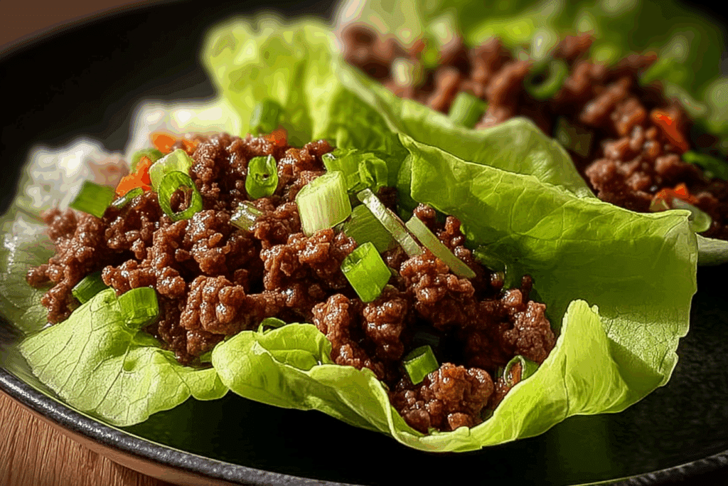 Beef Lettuce Wraps