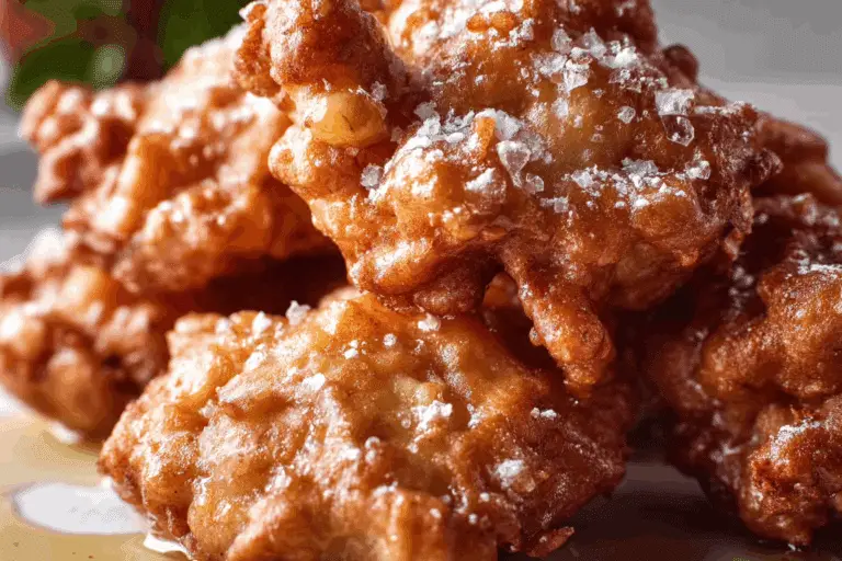 Salted Honeycrisp Fritters