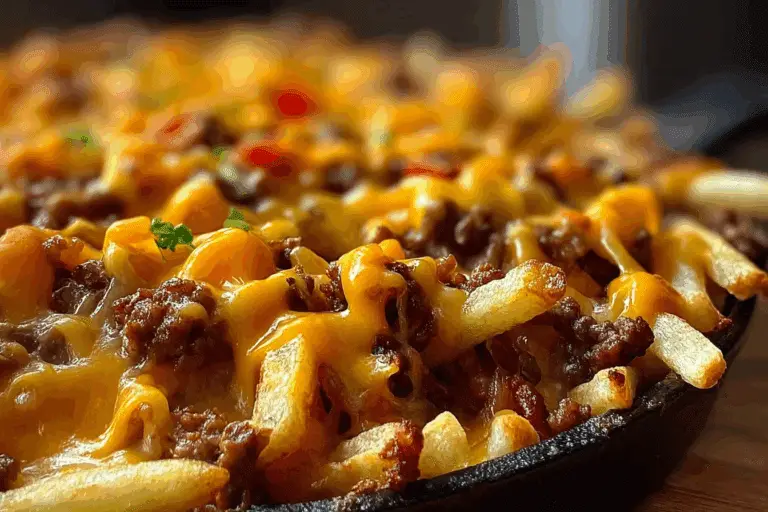 Cheeseburger French Fry Casserole