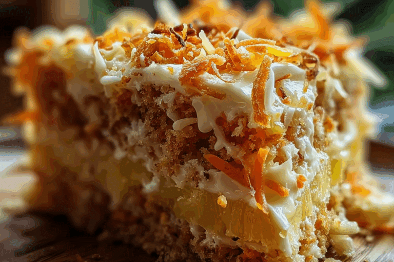 Hawaiian Carrot Pineapple Cake