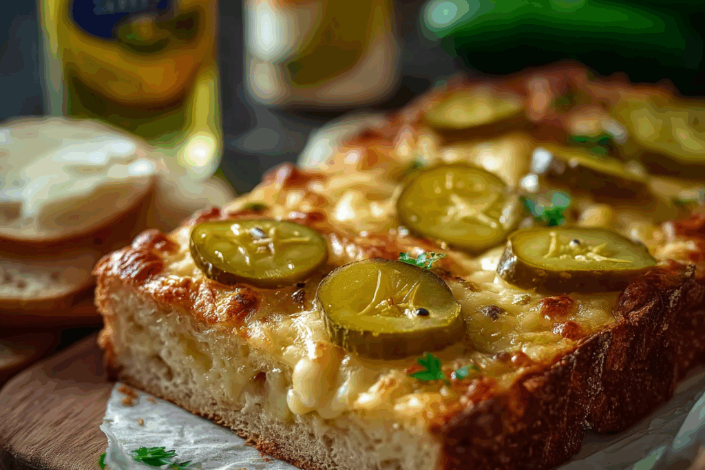 Cheesy Pickle Bread