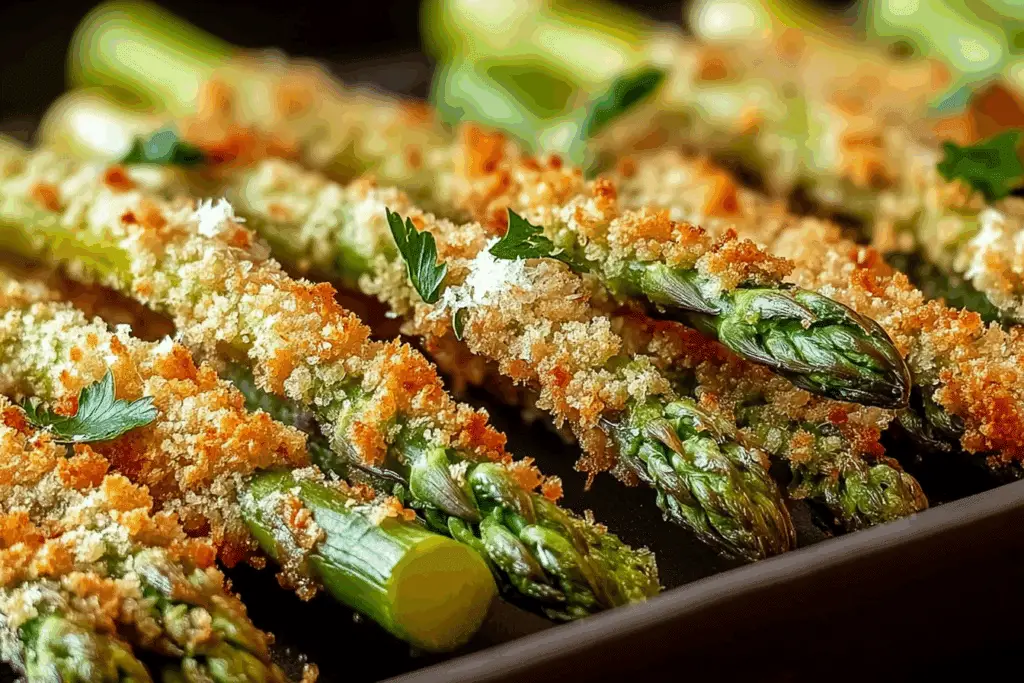 Crispy Parmesan Asparagus Sticks
