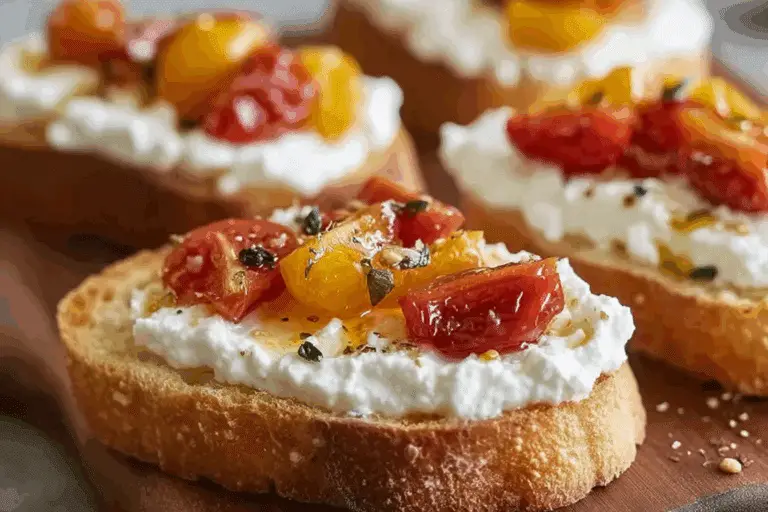 Whipped Feta Bruschetta
