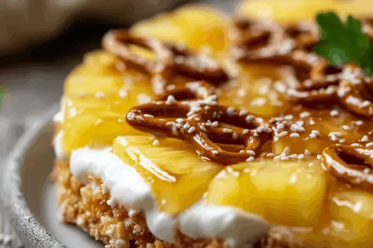 Pineapple Pretzel Salad
