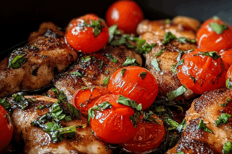 Balsamic Chicken and Tomatoes