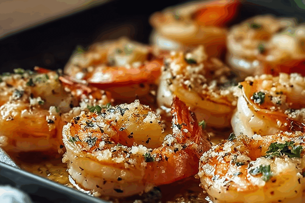 Garlic Parmesan Roasted Shrimp