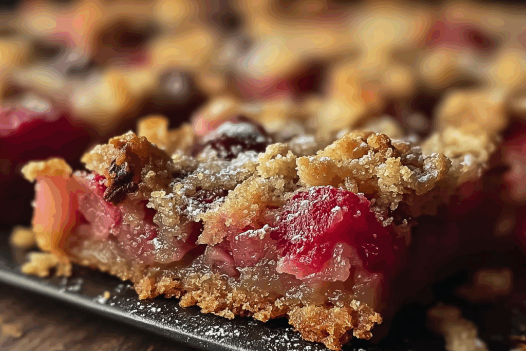 Rhubarb Magic Bars