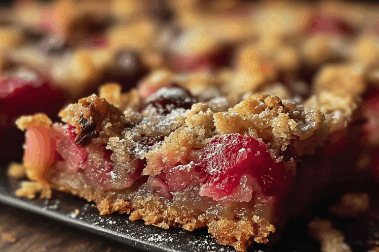 Rhubarb Magic Bars