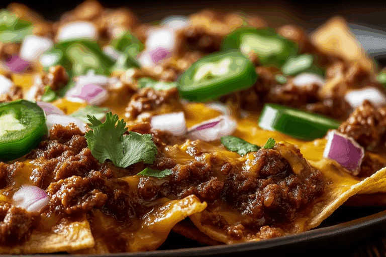 Sweet and Savory Sloppy Joe Nachos