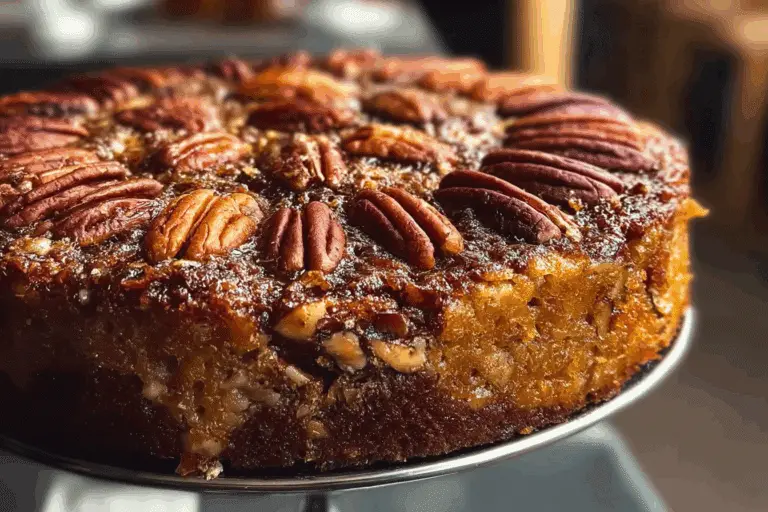 Upside-Down Georgia Pecan Cake