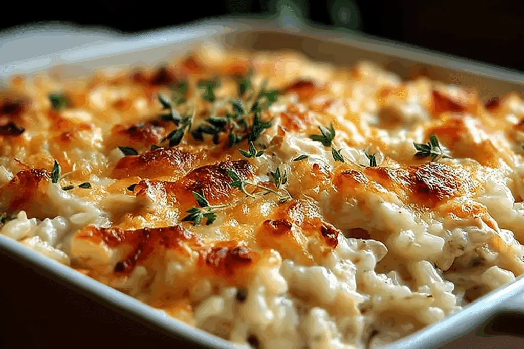 Creamy Chicken Rice Casserole