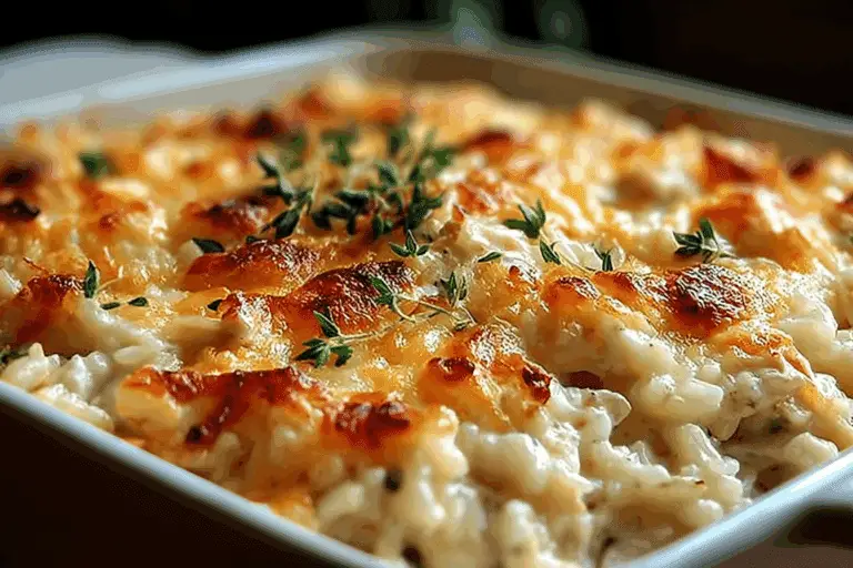 Creamy Chicken Rice Casserole