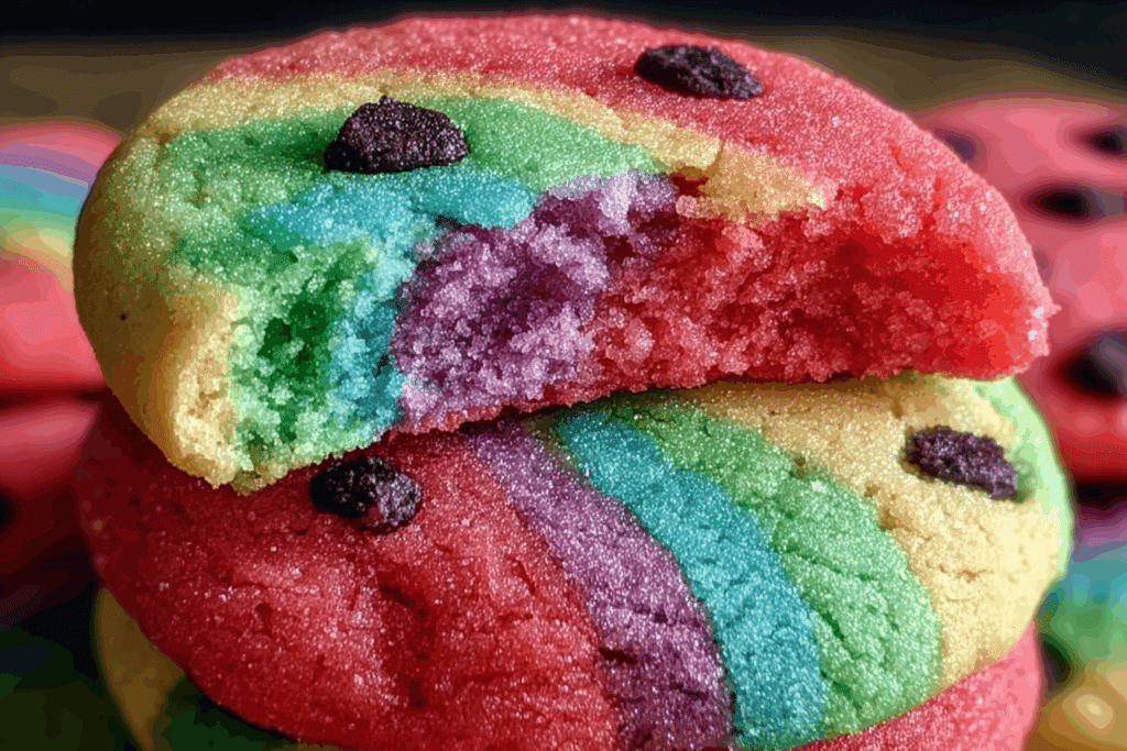 Rainbow Sugar Cookies