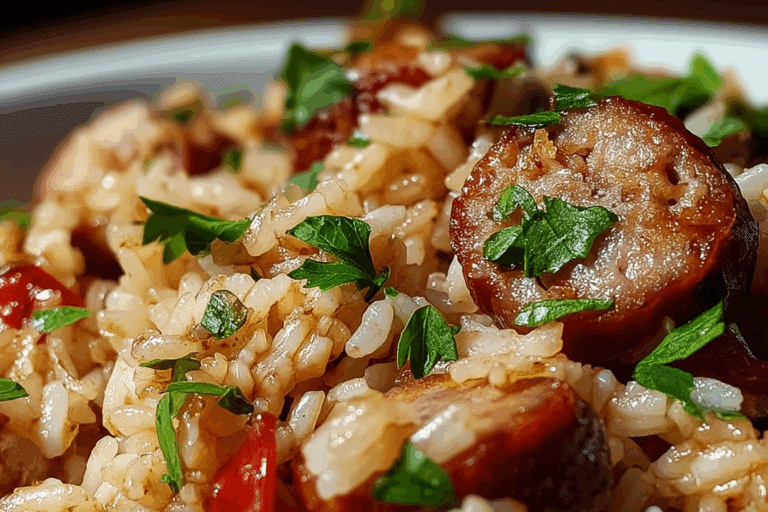 Rice and Italian Sausage