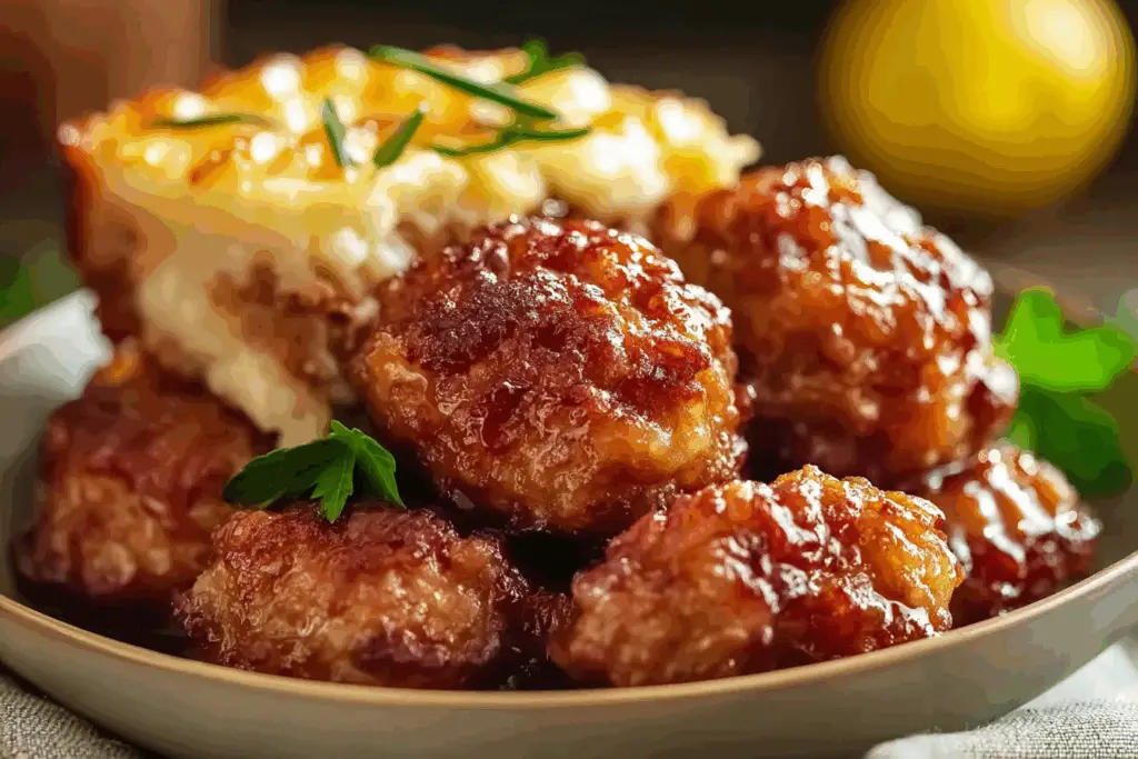 Cowboy Meatloaf and Potato Casserole