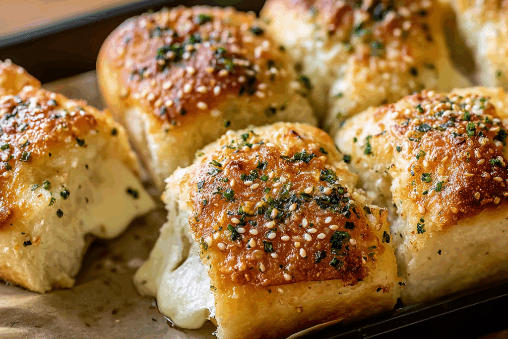Korean Garlic Cheese Bread