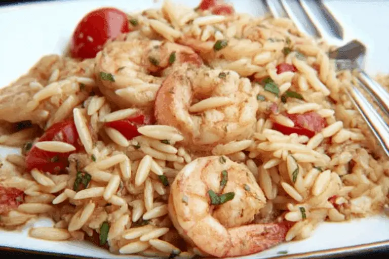 Shrimp and Orzo