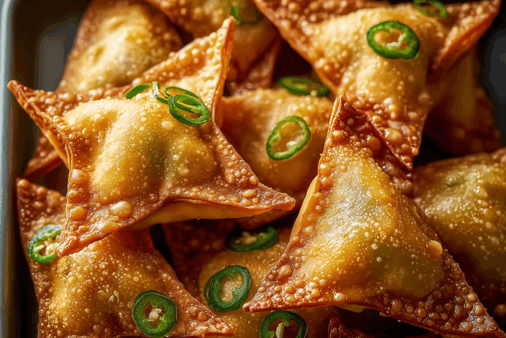 Crispy Jalapeño Corn Wontons