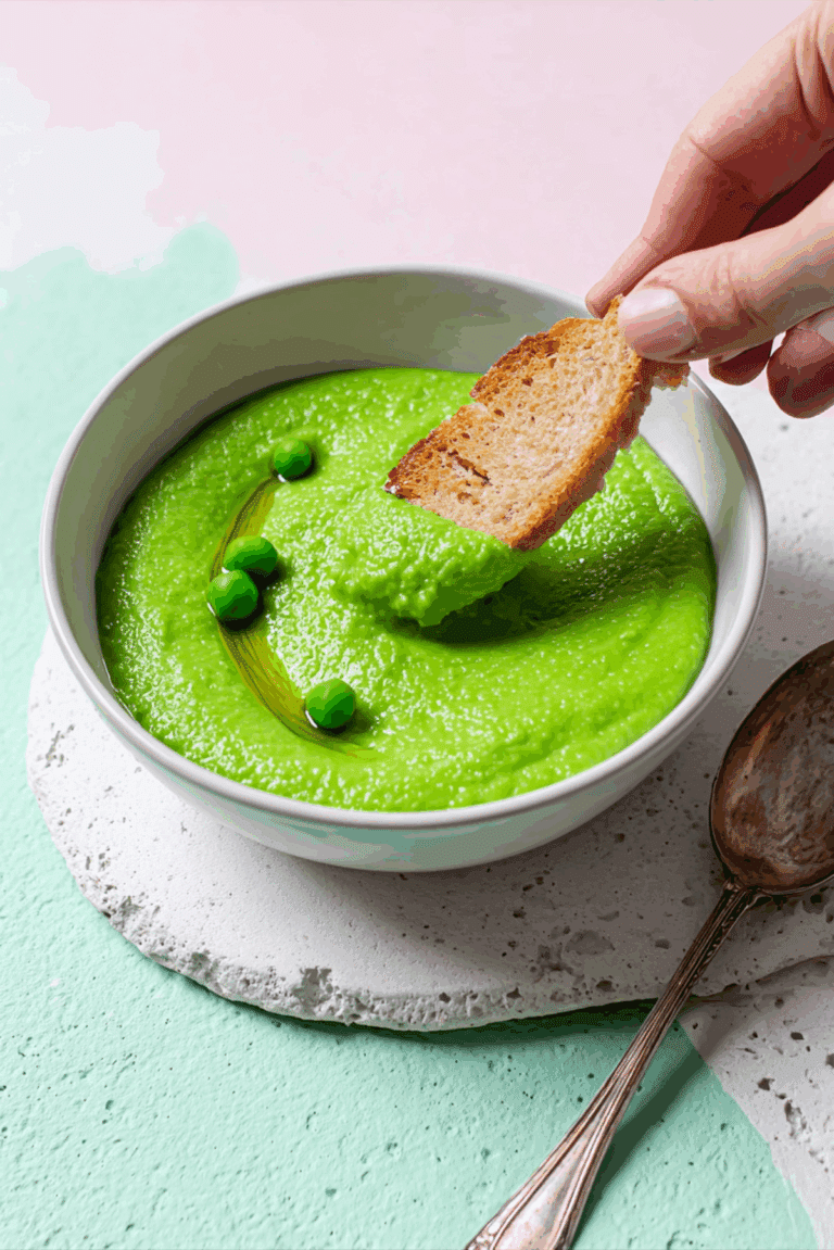 Pea purée
