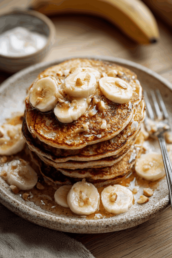 Healthy Banana Pancakes