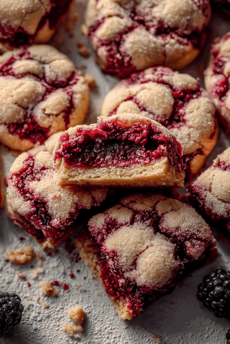 Blackberry Crumb Bars