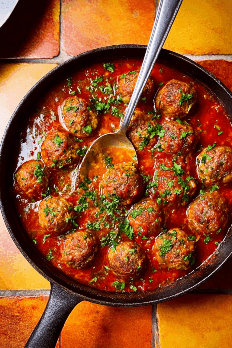 Spanish Meatballs (Albóndigas)