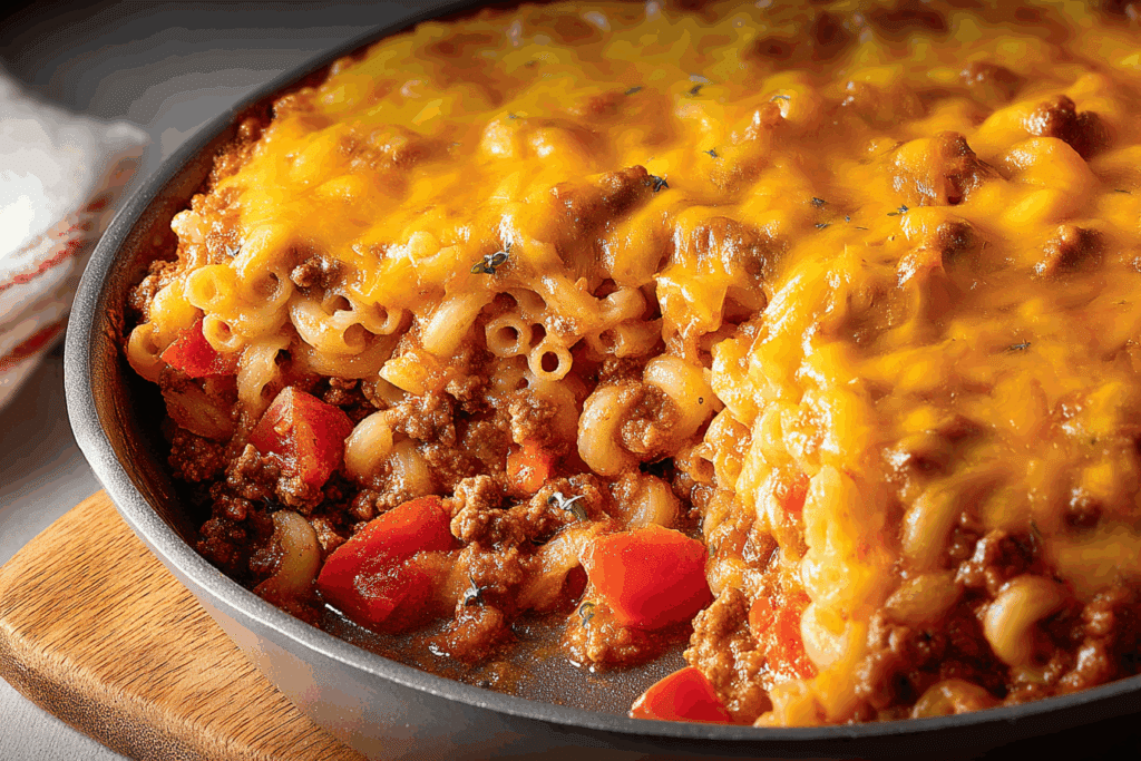 Cheeseburger Casserole
