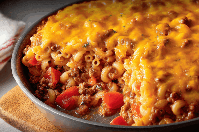 Cheeseburger Casserole