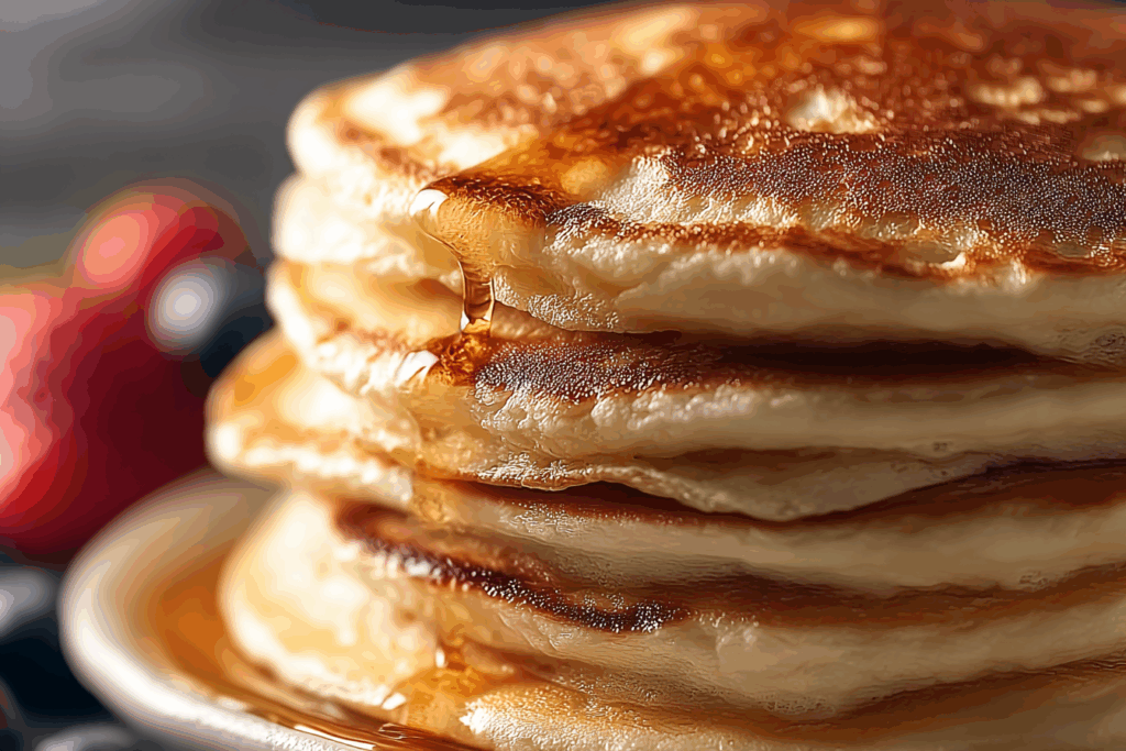 Eggless Light and Fluffy Pancakes