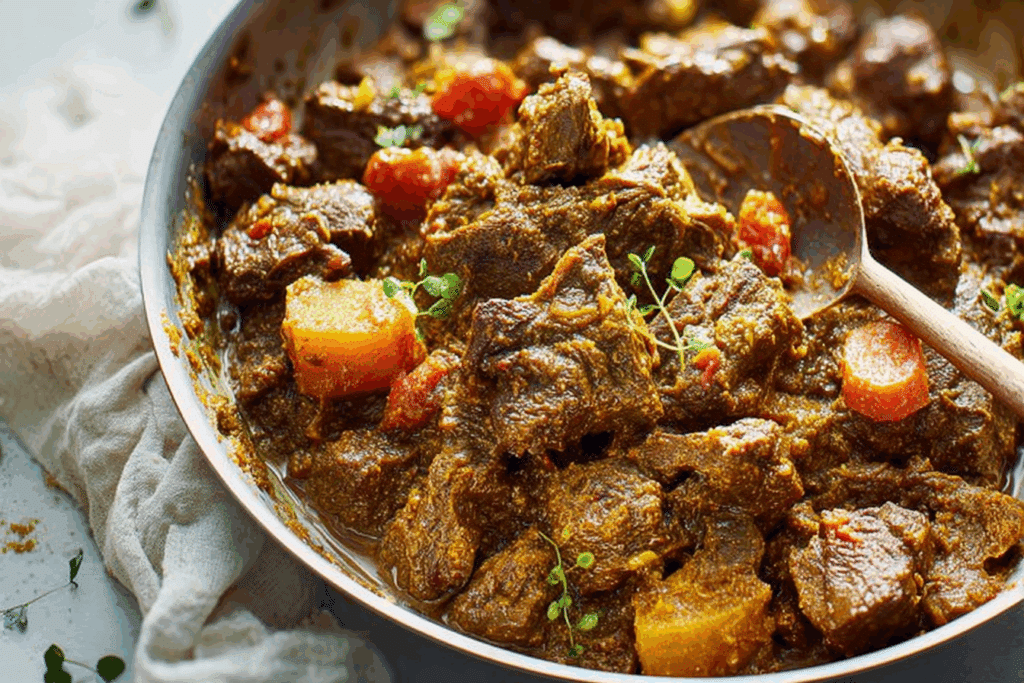 Curried goat