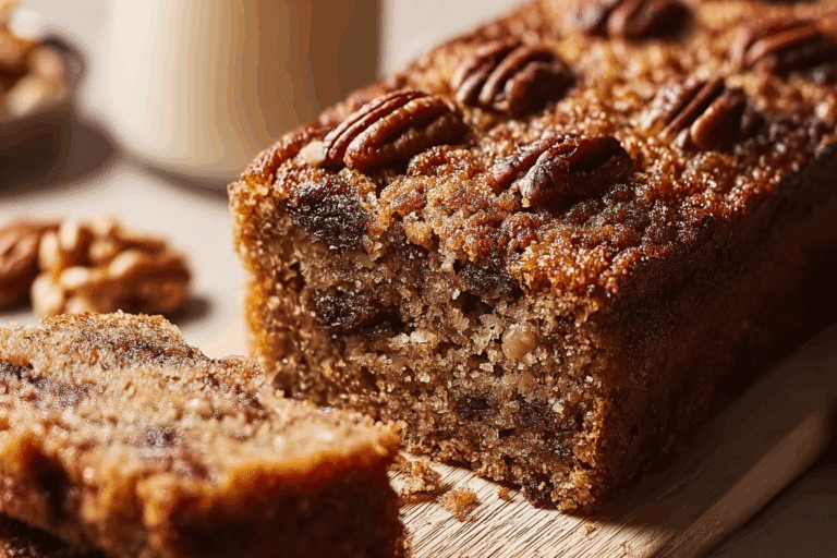 Date and Walnut Traybake Cake